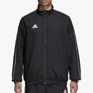 Adidas Men’s Black Core 18 Presentation Athletic Jacket Size Small